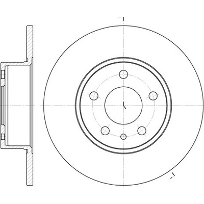 Brzdový kotúč REMSA 6149.00