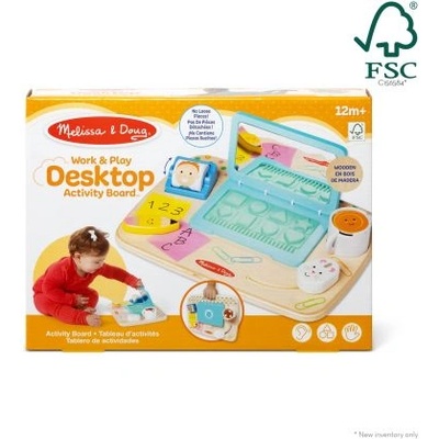 Melissa & Doug Дървена дъска за работа и игра на работния плот - Melissa & Doug (30753)