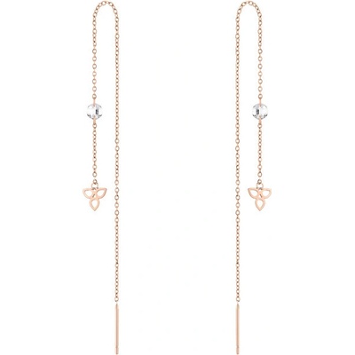 Tamaris Fashion dlhé bronzové náušnice TJ-0006-E-12