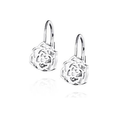 Nubis stříbrné náušnice růžičky NB-3004