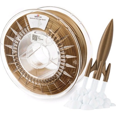 Spectrum 81065 3D филамент, PLA High Speed, 1, 75mm, 1000g, злато (81065)