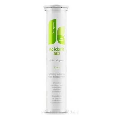 Kompava AcidoFit MD kiwi 16 šumivých tablet