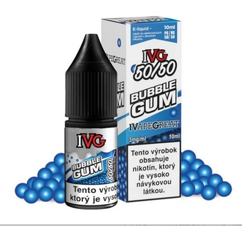 IVG 50/50 Bubblegum 10 ml 3 mg