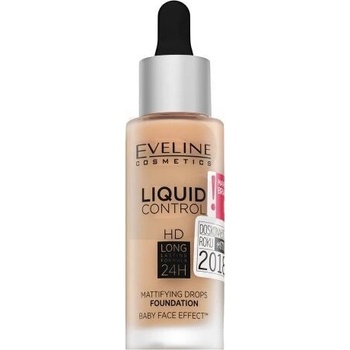 Eveline Cosmetics Liquid Control Tekutý make-up s pipetou 015 Light Vanilla 32 ml