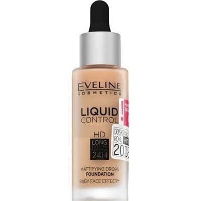 Eveline Cosmetics Liquid Control Tekutý make-up s pipetou 015 Light Vanilla 32 ml