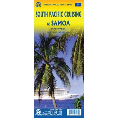 ITMB Publishing mapa South Pacific Cruising / Samoa 1:12mil. ITM