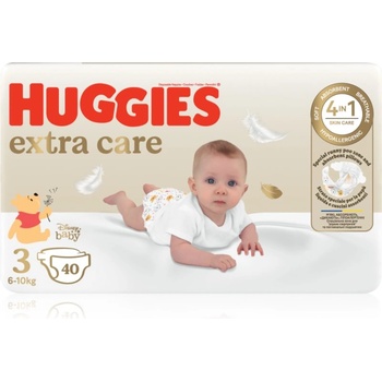 Huggies Extra Care Size 3 еднократни пелени 6-10 kg 40 бр