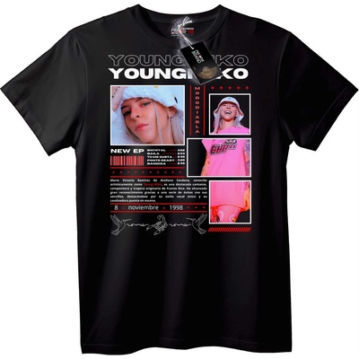 NOONEBRAND Тениска Young Miko музика - XS, White