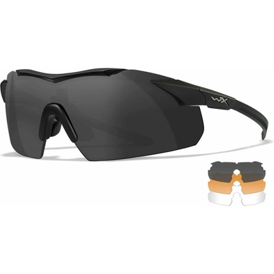 Okuliare Wiley X strelecké WX Vapor Comm sada 3 sklá čierny rám
