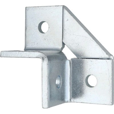 Montážní úhelník - 2x2 otvory pro profil 41x21 a 41x41