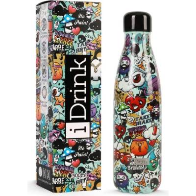 I Drink termo fľaša Urban s motívom graffiti 500 ml