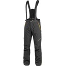 CXS Kalhoty TRENTON zimní softshell pánské černé s HV žluto/oranžovými