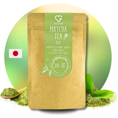 Goodie Matcha Tea Premium Ceremonial BIO 50 g – Sleviste.cz