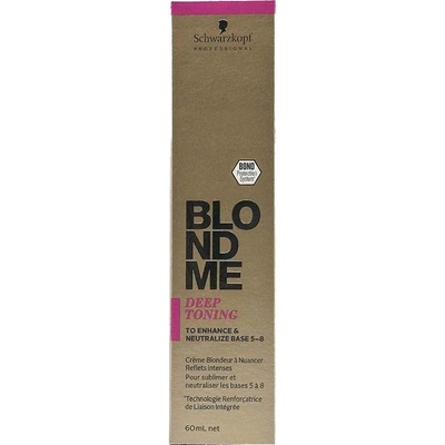 Schwarzkopf BlondME Bond Enforcing Deep Toning Nougat 60 ml