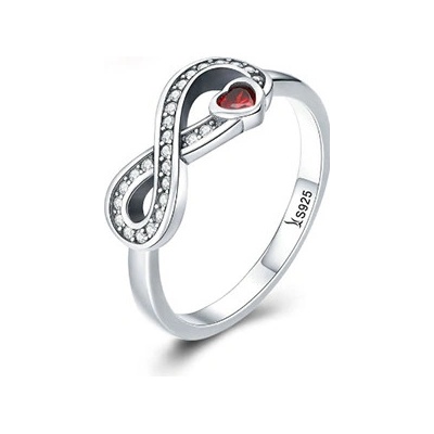 P&J Jewellery Stříbrný prsten Nekonečná láska SRP22