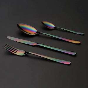 Herdmar (Португалия) Комплект прибори за хранене HERDMAR OSLO с PVD покритие Rainbow (дъга) - 36 части (Herdmar 082-3036-0117-190-0073)