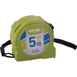 Extol измервателна лента с 1 спирка; 5 м x 19 мм