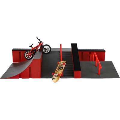 Teddies Skatepark rampy kolo prstové skateboard prstový plast v krabici 44x12x25cm – Zbozi.Blesk.cz