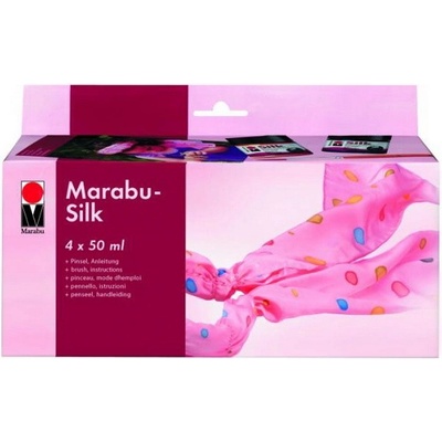 Marabu Silk Farby na hodváb 4 x 50 ml sada