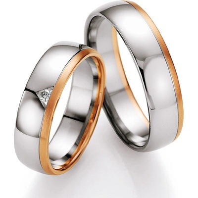 Snubní prsteny s diamantem SP717