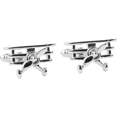 Bubibubi manžetové gombíky lietadlo trojplošník