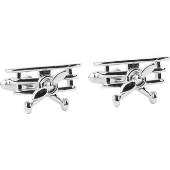 Bubibubi manžetové gombíky lietadlo trojplošník