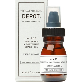 Depot 400 Shave Specifics No. 403 Sweet Almond Омекотяващо масло преди бръснене 30 ml