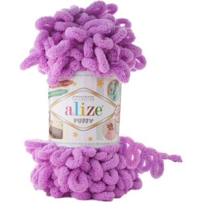 Alize příze Puffy 378 růžovofialová
