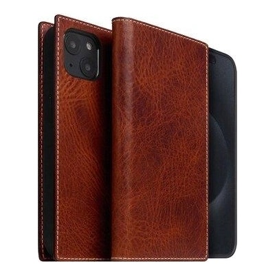 SLG Design D7 Magsafe Italian Wax Leather iPhone 15 - hnědé