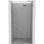 Mexen Lunar L Дясна врата за душ 105 см, прозрачна, матирана мед - 834L-105-000-65-00-P (834L-105-000-65-00-P)