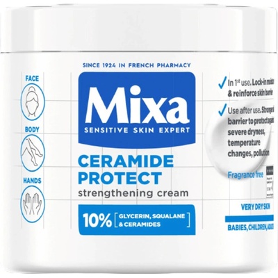Mixa Ceramide Protect Крем за много суха кожа, 400 ml