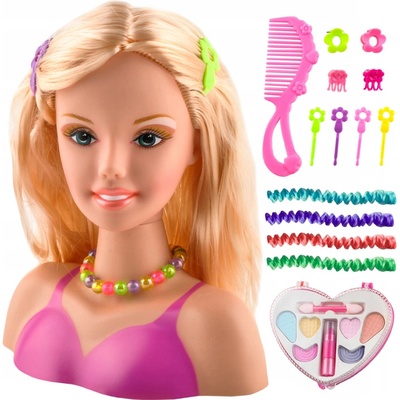 FunPlay 7467 ANGELES hlava na česání a líčení 20cm
