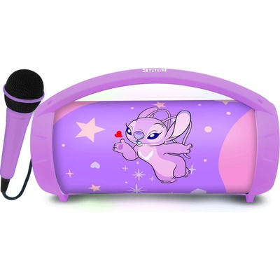Lexibook Reproduktor s mikrofónom Boombox Angel Disney Stitch