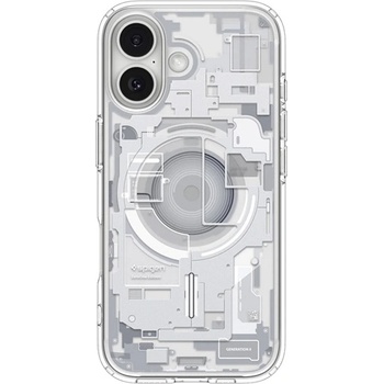 Spigen iPhone 17 SPIGEN ULTRA HYBRID ZERO ONE Пластмасов удароустойчив капак за телефон, MagSafe, БЯЛ ACS10087 (ACS10087)