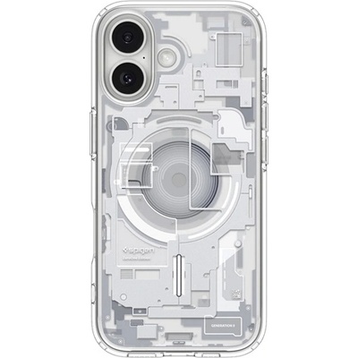 Spigen iPhone 17 SPIGEN ULTRA HYBRID ZERO ONE Пластмасов удароустойчив капак за телефон, MagSafe, БЯЛ ACS10087 (ACS10087)