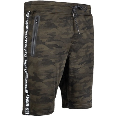 Šortky Mil-tec teplákové Trainíng woodland
