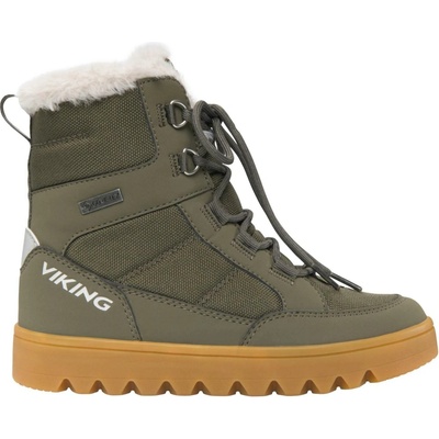 Viking BY NORWAY FLEEK WARM GTX ZIP khaki hnedá biela