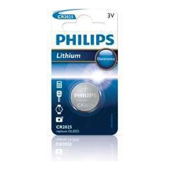 Image 1 of Philips Батерия литиева Philips CR2025, 3.0V, 1 бр (CR2025/01B)
