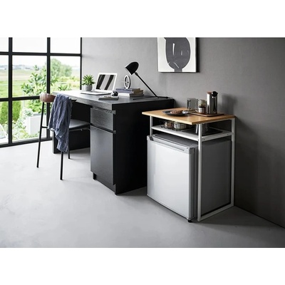 Yamazaki Маса с плот и плъзгащ се рафт Yamazaki Tower 53 x 45, 2 x 66, 8 cm (1487)