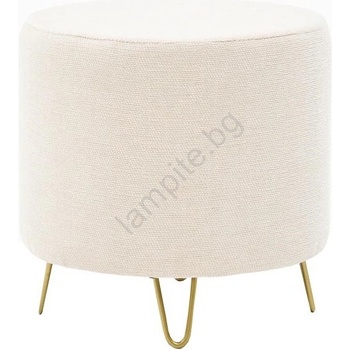 Asir Табуретка nani, диаметър 40 см, кремава (as3115)