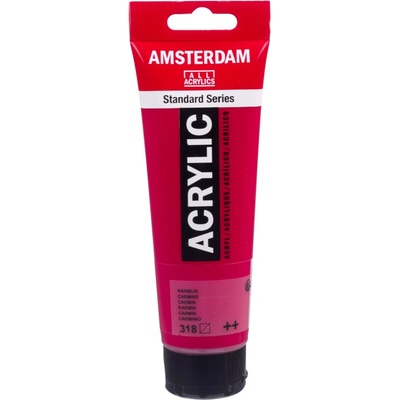 Amsterdam akrylová farba 120 ml 318 karmínová červená