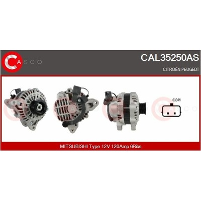 ALTERNATOR 12V 120A CAL35250AS