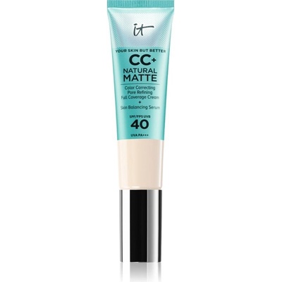 IT Cosmetics Your Skin But Better CC+ Cream Natural Matte zmatňujúci make-up SPF40 Fair Ivory 32 ml