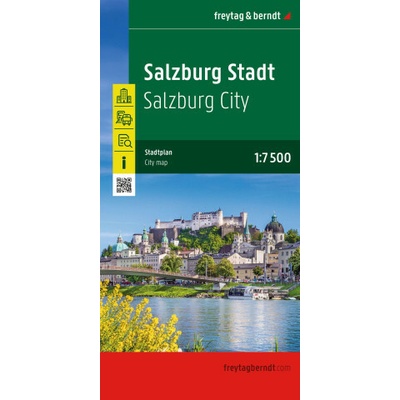 freytag & berndt Stadtplan Salzburg Stadt 1:7.500