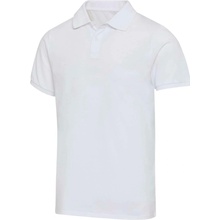 Beryl unisex polokošeľa krátkym rukávom z org.recykl.mat. 220 g biele