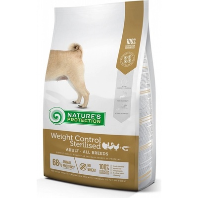 Natures Protection dog Adult weight control sterilised poultry with krill All Breeds 4 kg