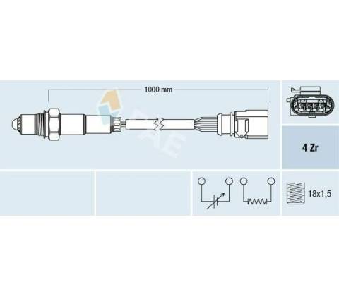 Lambda sonda FAE 77459