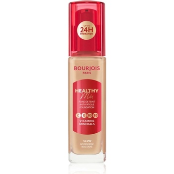Bourjois Healthy Mix озаряващ хидратиращ фон дьо тен 24 часа цвят 52.2W Golden Beige 30ml
