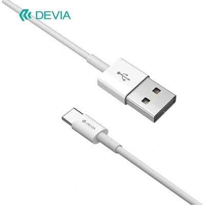 Devia EC082 USB - USB-C, 1m, bílý