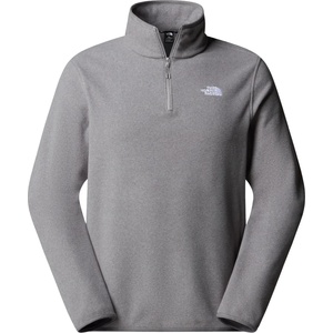 The North Face Мъжки поларен пуловер The North Face Glacier Fleece 1/4 Zip Jacket Fleece jumper - TNF Mid Grey Heather (005-6364-0812)